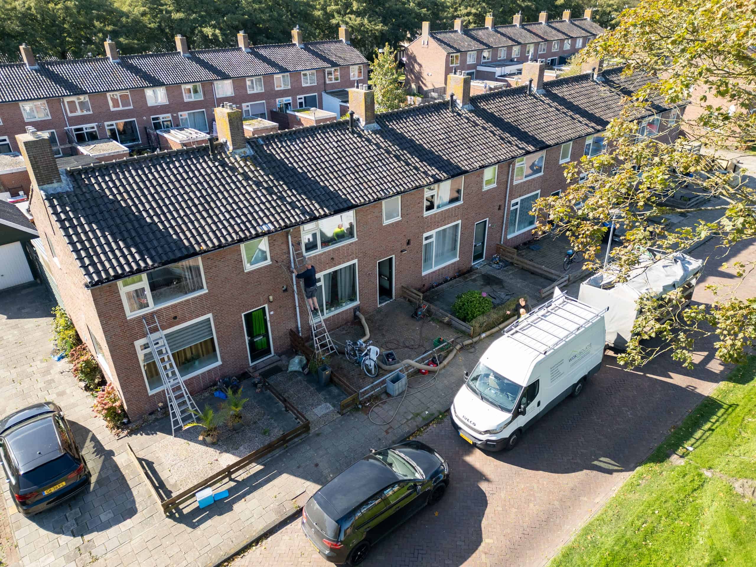 Start gevelisolatieproject: 36 woningen in Hoogezand voorbereid op nieuwe spouwmuurisolatie